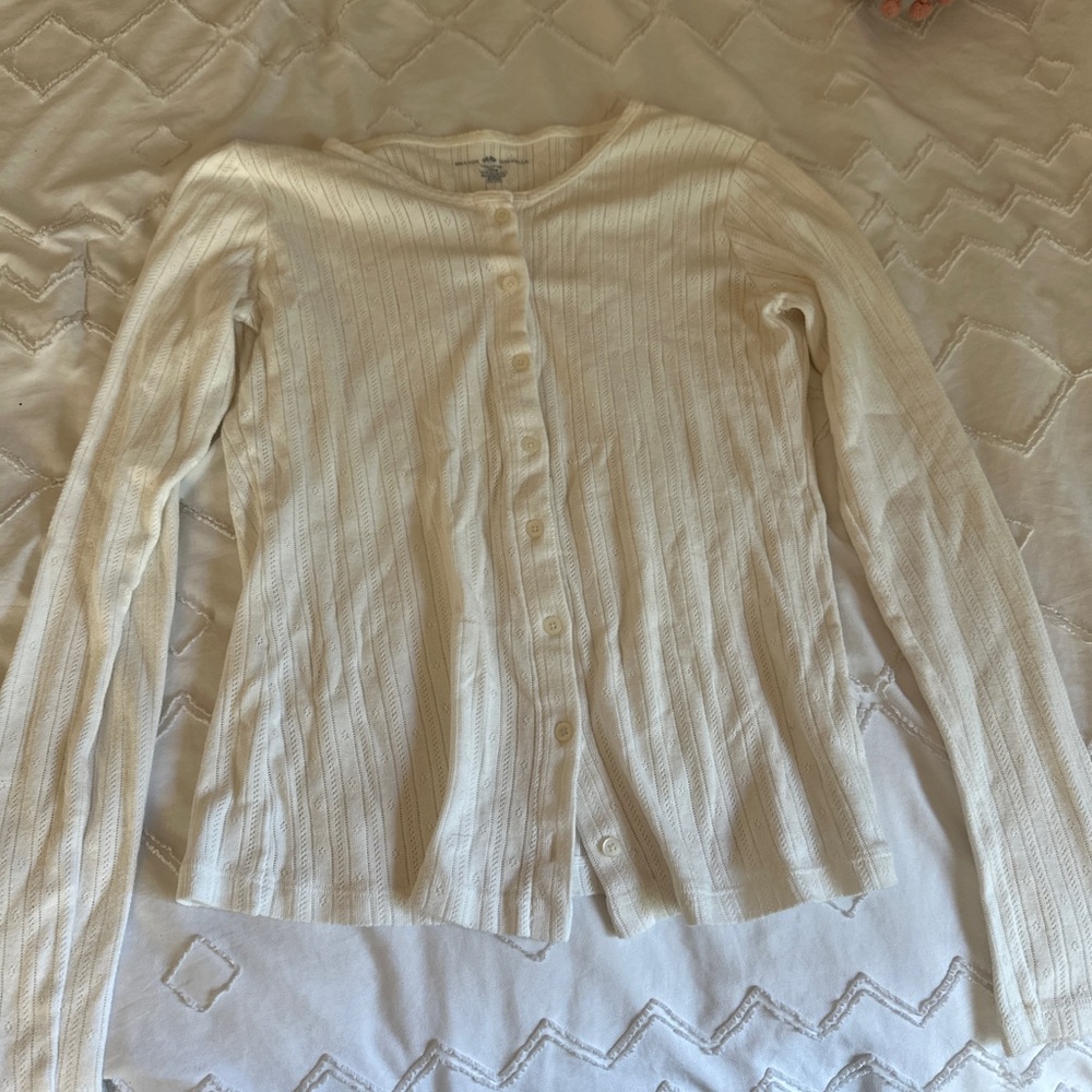 Brandy Melville Cream Knit Top
